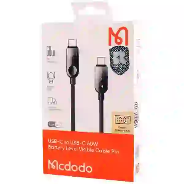 کابل Type-C به Type-C مک دودو Mcdodo CA-478 طول 1.2 متر توان 60 وات - Image 4