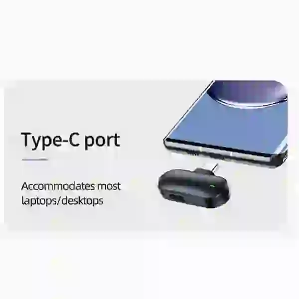 میکروفون یقه‌ ای تایپ سی بیوا Biva Wireless Microphone WM-04 - Image 3