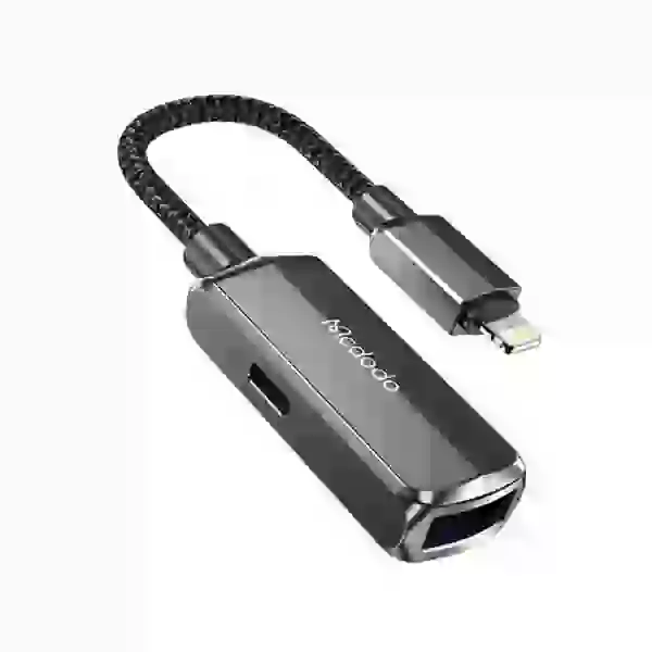 تبدیل لایتنینگ اتصال همزمان شارژر و USB مک دودو Mcdodo CA-2690