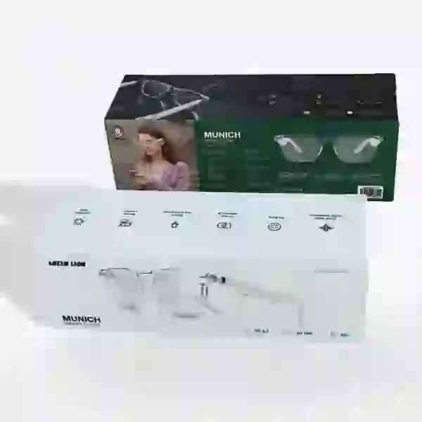 عینک محافظ چشم هوشمند گرین لاین Green Lion Munich Smart Glass GNMUSGLSSWH - Image 4