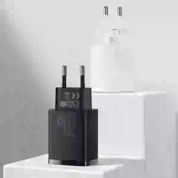شارژر دیواری فست شارژ بیسوس Baseus Compact Quick Charger U+C PD QC CCCP20UE CCXJ-B01 EU توان 20 وات - Image 9