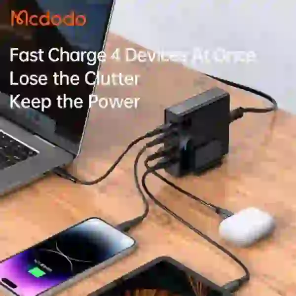 هاب شارژر 4 پورت مک دودو Mcdodo CH-1802 توان 100 وات - Image 7