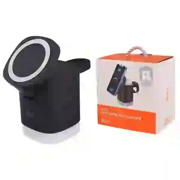 استند و شارژر وایرلس چندکاره مگنتی بیوا Biva WLC-12 3in1 Fast wireless Charger با امکان شارژ اپل واچ - Image 2