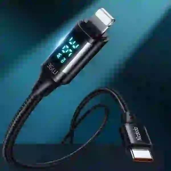 کابل لایتنینگ به Type C مک دودو Mcdodo CA-1030 Digital HD PD Data cable طول 1.2 متر توان 36 وات - Image 7