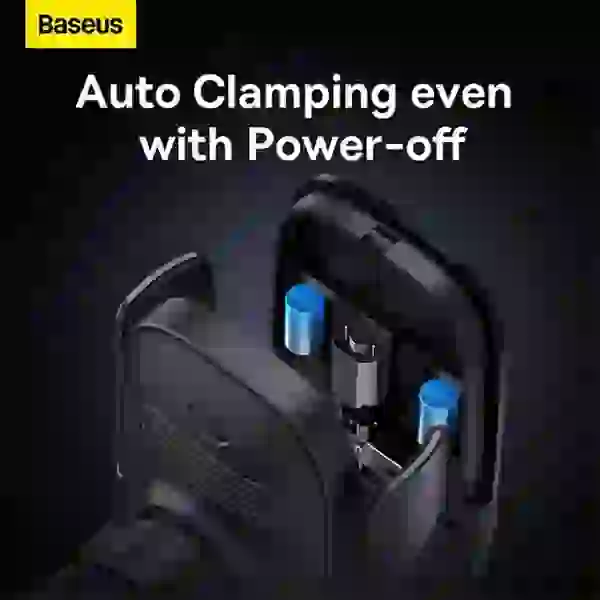 هولدر دریچه کولری و شارژر وایرلس بیسوس Baseus BS-CM023 Milky Way Pro C40357000111-00 توان 15 وات - Image 11
