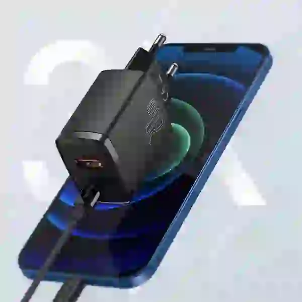 شارژر دیواری فست شارژ بیسوس Baseus Compact Quick Charger U+C PD QC CCCP20UE CCXJ-B01 EU توان 20 وات - Image 5