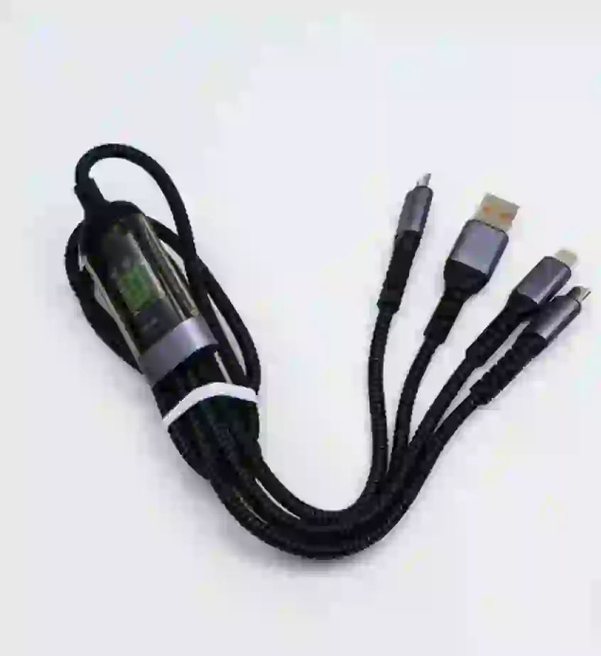 کابل شارژ سه کاره 100 وات Fast charging - Image 4