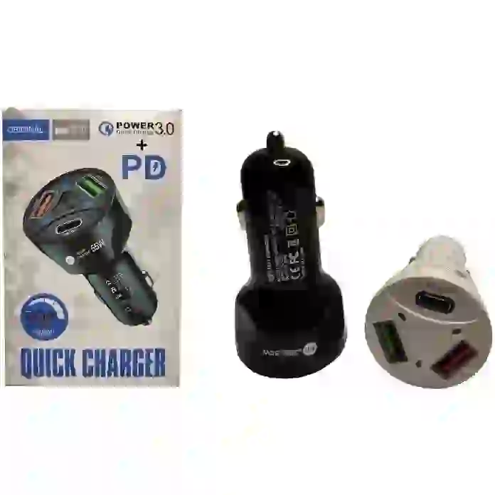 شارژر فندکی مدل QC3.0 PD-55W