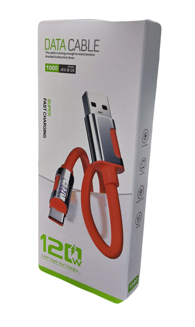 photo_2025-07-15_19-05-09 کابل شارژر میکرو 120W چراغدار ژله ای - Image 1